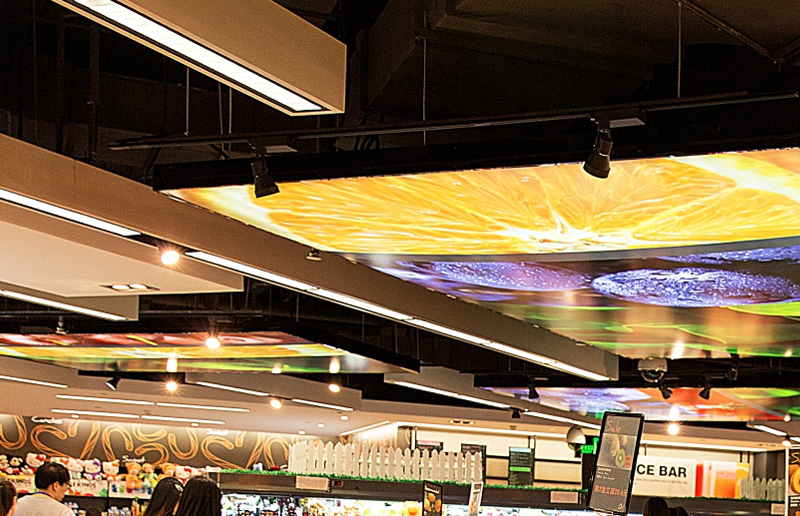 LG05S Balok Sudut 120 ° Slim LED Batten Fitting